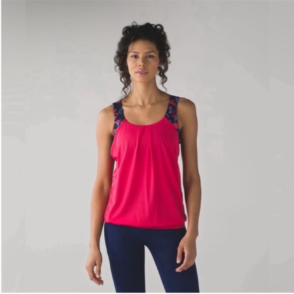 Lululemon Nouveau Limits Tank in Boom Juice / Dandy Digie Multi